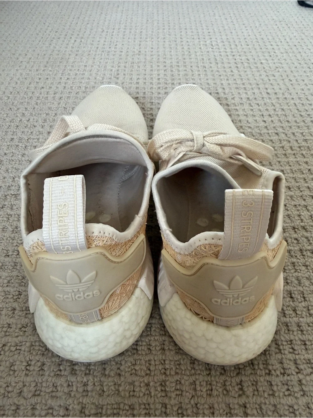 adidas NMD R1 Sneakers Beige | Men’s 9.5 Women’s 10.5 - Picture 3 of 5